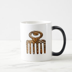 Ethnic Adinkra Symbols Duafe Magic Mug