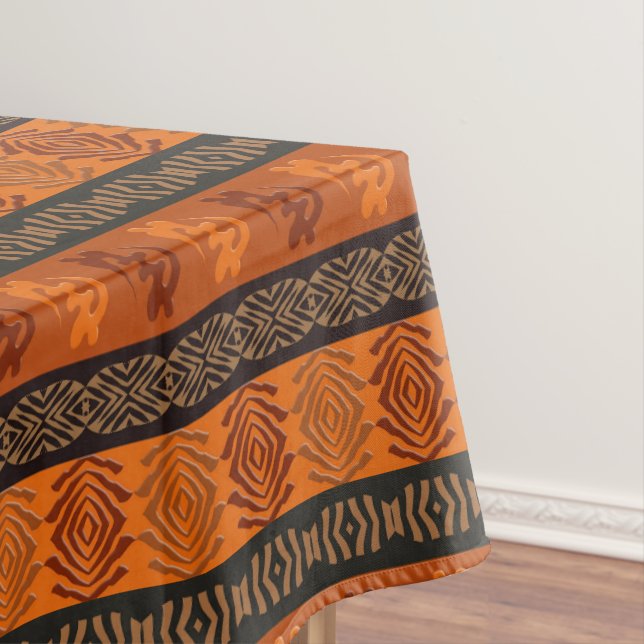 Ethnic African  Adinkra symbols Tablecloth (In Situ)