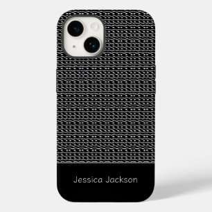 Ethnic African art, Black and White Pattern Case-Mate iPhone 14 Case