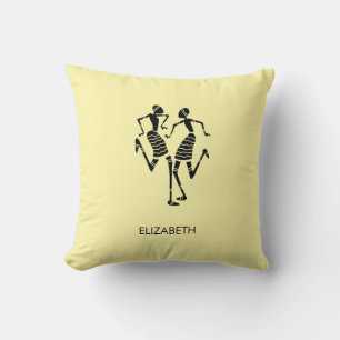 Ethnic, African Art, Carnival Dance  Throw Pillow