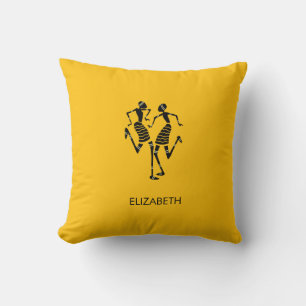Ethnic, African Art, Carnival Dance Throw Pillow