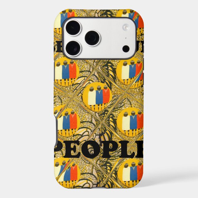 Ethnic African Art Design Imprimer : Beautiful Peo (Verso)