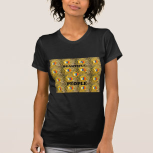 Ethnic African Art Design Print: Beautiful People T-Shirt