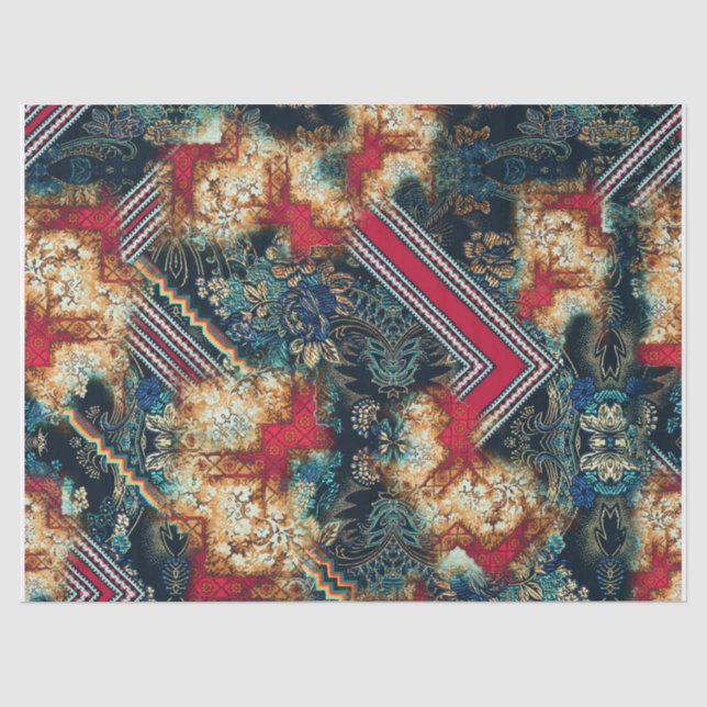 Ethnic African Boho Tissue Decoupage Paper (Front)