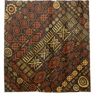 Ethnic African Pattern- browns and golds #5