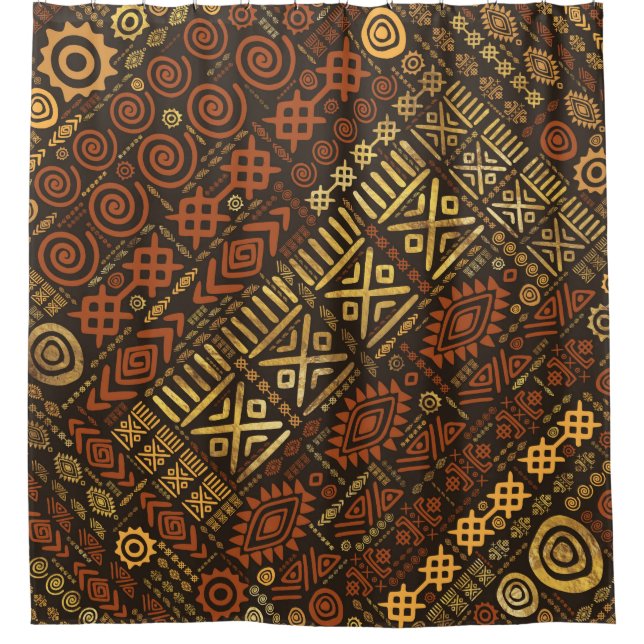 Ethnic African Pattern- browns and golds #5 (Front)