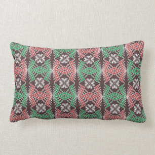 ethnic african striped geometric  pattern lumbar pillow