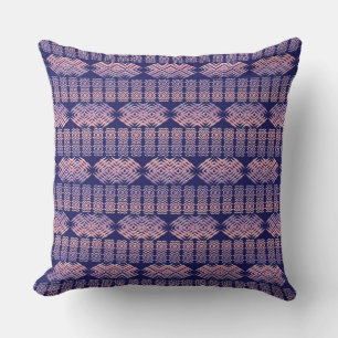 Ethnic african stripes pattern outdoor pillow