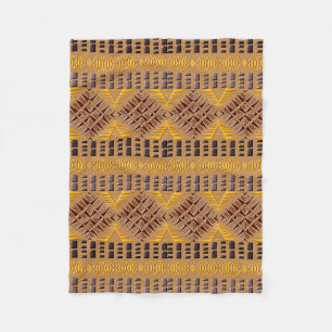 ethnic african tribal geometric pattern fleece blanket