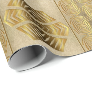 Ethnic African Tribal  Geometric Wrapping Paper