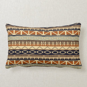 ethnic african tribal pattern lumbar pillow