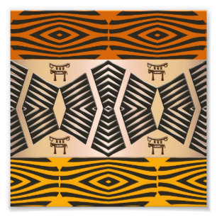 ethnic african tribal pattern photo print
