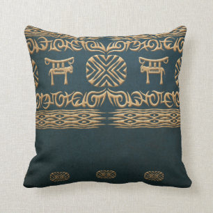 Ethnic african tribal pattern. throw pillow