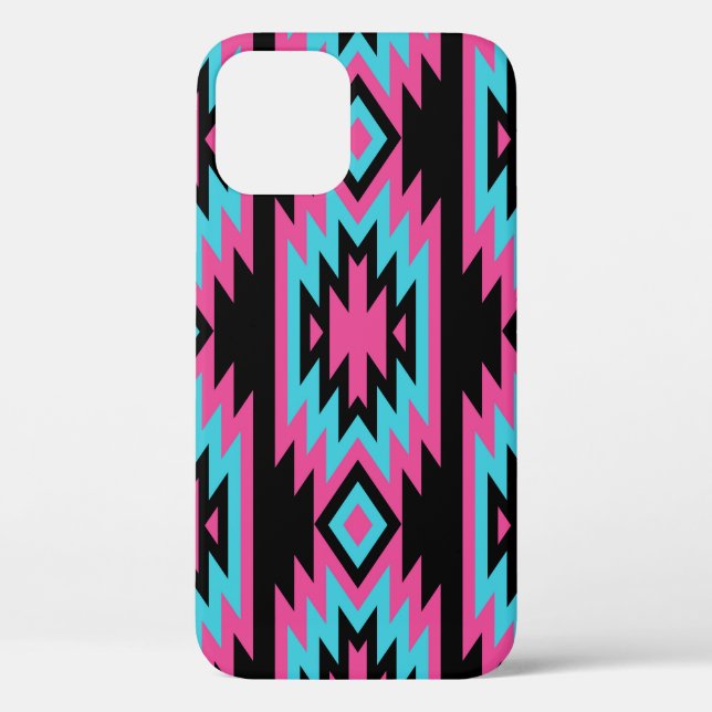 Ethnic American Indian: Aztec Motifs. Case-Mate iPhone Case (Back)
