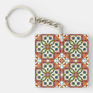 ethnic Arabic oriental ornament vintage Keychain