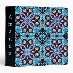 ethnic Arabic oriental ornament vintage oriental Binder