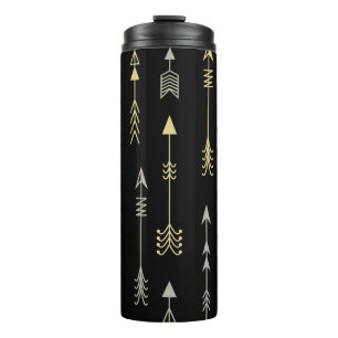 Ethnic Arrow: Seamless Pattern Design Thermal Tumbler
