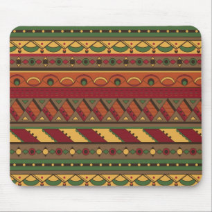 Ethnic background mouse pad
