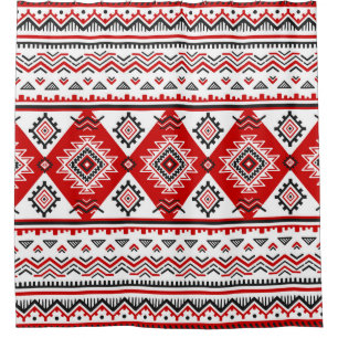 Ethnic black white red, Ukrainian motifs.