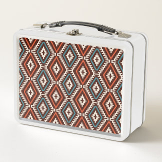 Ethnic Bohemian Fashionable Seamless Ornament Metal Lunch Box