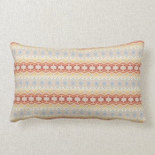 ethnic bohemian style geometric pattern lumbar pillow