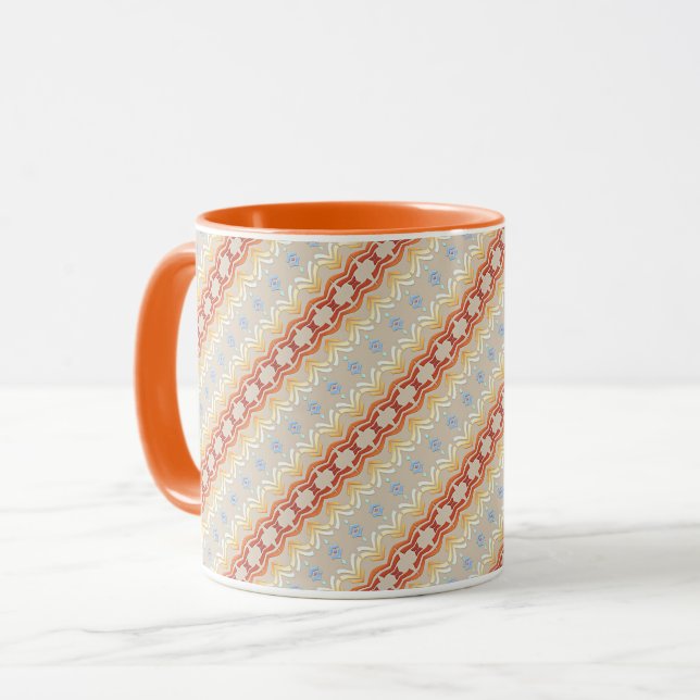 Ethnic bohemian style pattern. mug (Front Left)
