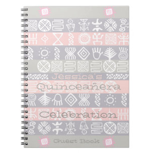 Ethnic Boho-chic Quinceañera Livre d'or