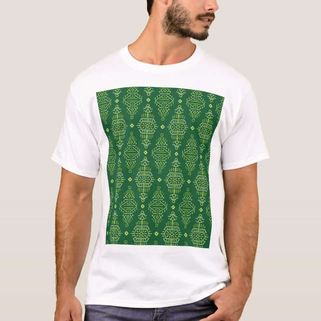 Ethnic Boho: Creative Tribal Seamless. T-Shirt (Front)