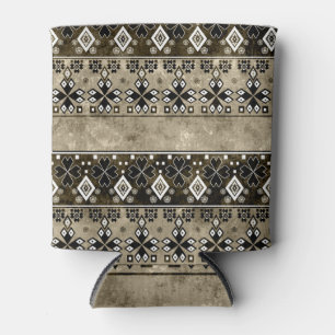 Ethnic Boho Grunge: Colourful Pattern Can Cooler