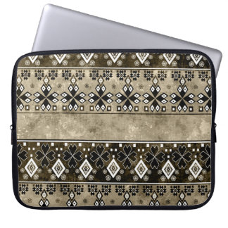 Ethnic Boho Grunge: Colourful Pattern Laptop Sleeve
