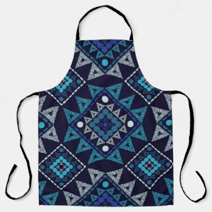 Ethnic boho seamless pattern apron