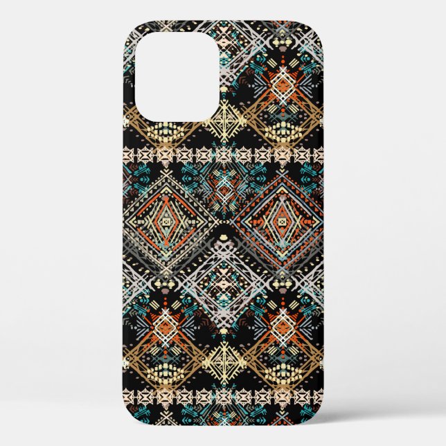 Ethnic boho seamless pattern. Ethno ornament. Trib Case-Mate iPhone Case (Back)