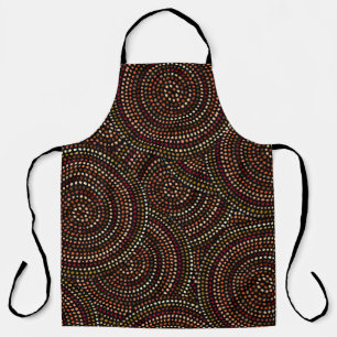 Ethnic boho seamless pattern in african style on b apron