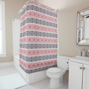 Ethnic boho style striped pattern.