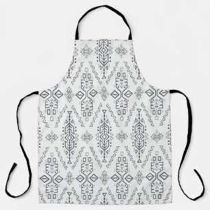 Ethnic Boho: Trendy Hand-Drawn Seamless. Apron