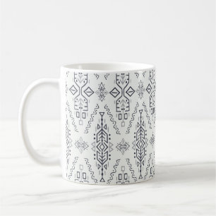 Ethnic Boho: Trendy Hand-Drawn Seamless. Coffee Mug