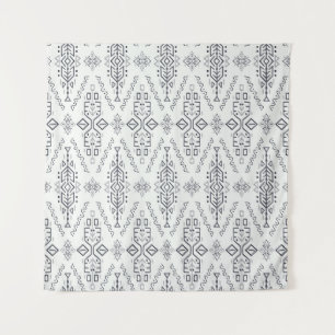 Ethnic Boho: Trendy Hand-Drawn Seamless. Tapestry