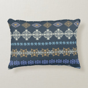 Ethnic boho: tribal art seamless. accent pillow