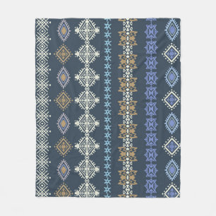 Ethnic boho: tribal art seamless. fleece blanket