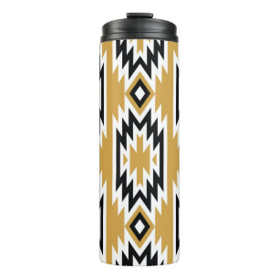 Ethnic boho: vintage geometric pattern. thermal tumbler