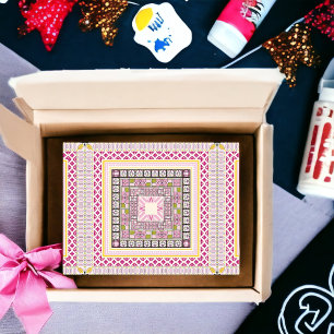 Ethnic border elements napkin