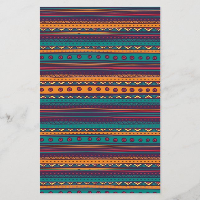 Ethnic chic Paper Sheet (Front)