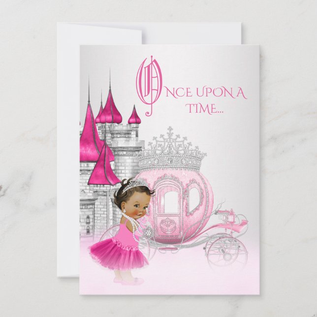 Ethnic Cinderella Princess Birthday Party Invitation (Front)