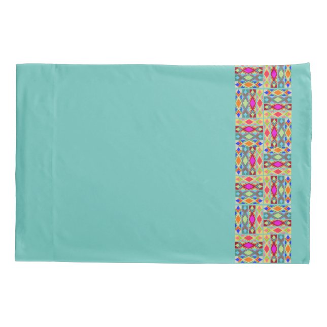 Ethnic Colours Reversible Pillowcase (Back)