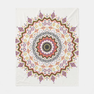 Ethnic Decorative: Vintage Native Ornament Fleece Blanket