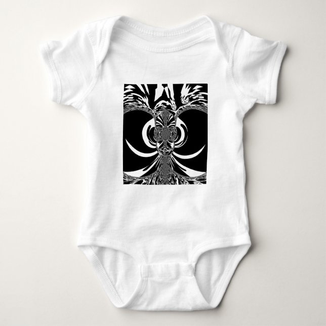 Ethnic Design Baby Bodysuit (Front)