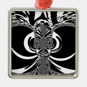 Ethnic Design Metal Ornament