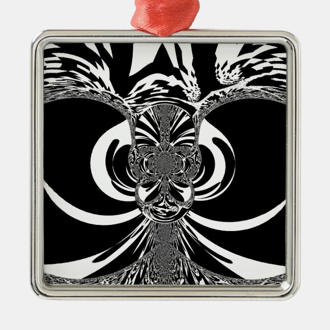 Ethnic Design Metal Ornament (Front)