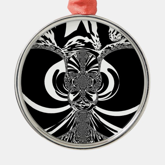 Ethnic Design Metal Ornament (Front)