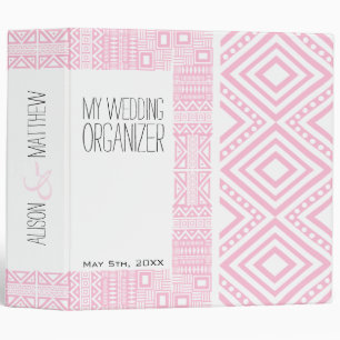 Ethnic Design Wedding Organizer Planner Binder 1